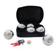 Pétanque sada MASTER 6 chromovaných koulí obal nylon