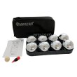 Pétanque sada MASTER 8 chromovaných koulí obal nylon