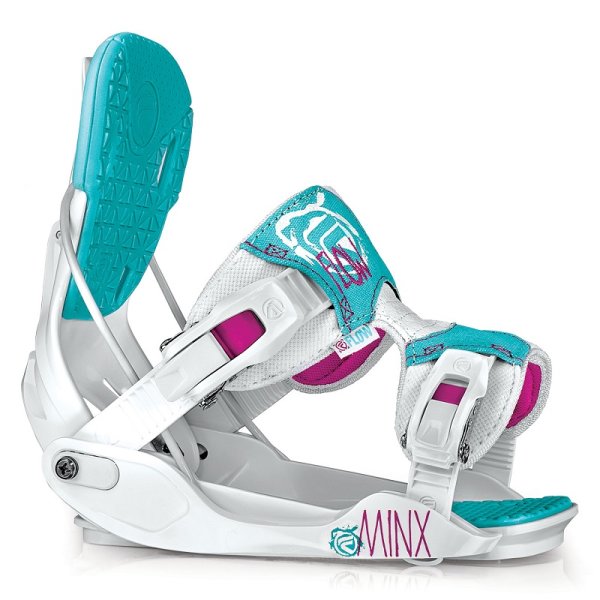 Snowboard vázání FLOW Minx - white