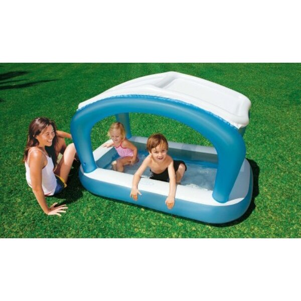 Nafukovací bazén s nafukovací clonou 168 x 99 cm