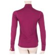 Triko dlouhý rukáv SENSOR Merino Wool Active dámské zip lilla 