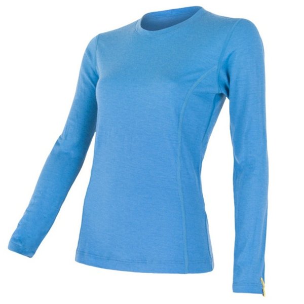 Triko dlouhý rukáv SENSOR Merino Wool dámské modré