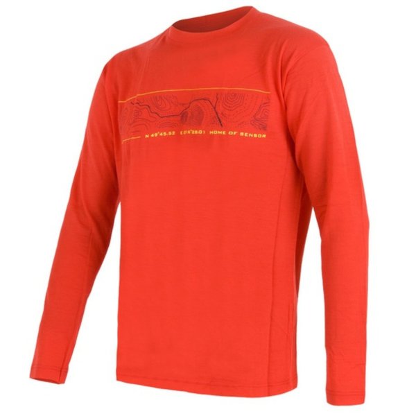 Triko douhý rukáv SENSOR Performance Tee GPS pánské