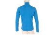 Mikina SENSOR Merino Wool stoják se zipem pánská modrá
