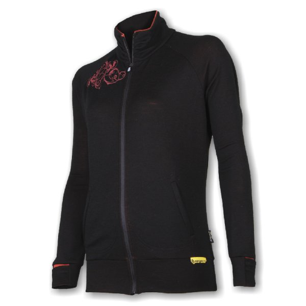 Mikina SENSOR Merino Wool Multistretch celozip dámská
