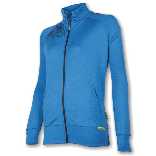 Mikina SENSOR Merino Wool Multistretch celozip dámská