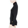 Mikina SENSOR Merino Wool Upper zip dámská černá