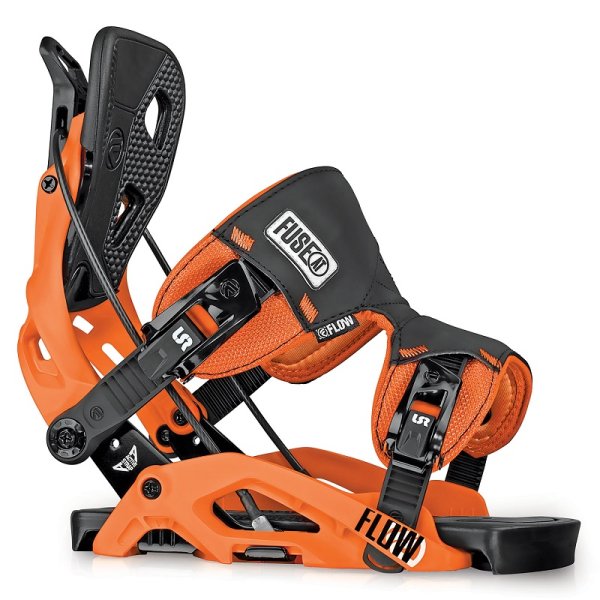 Snowboard vázání FLOW Fuse AT orange