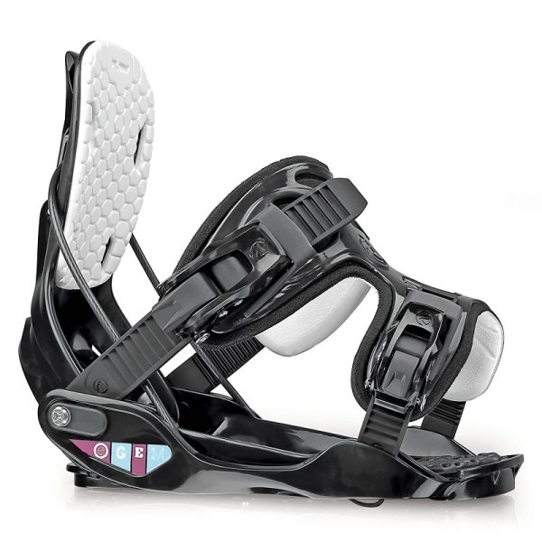 Snowboard vázání FLOW Gem black