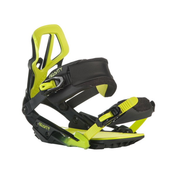 Snowboard vázání GRAVITY G3 black/lime