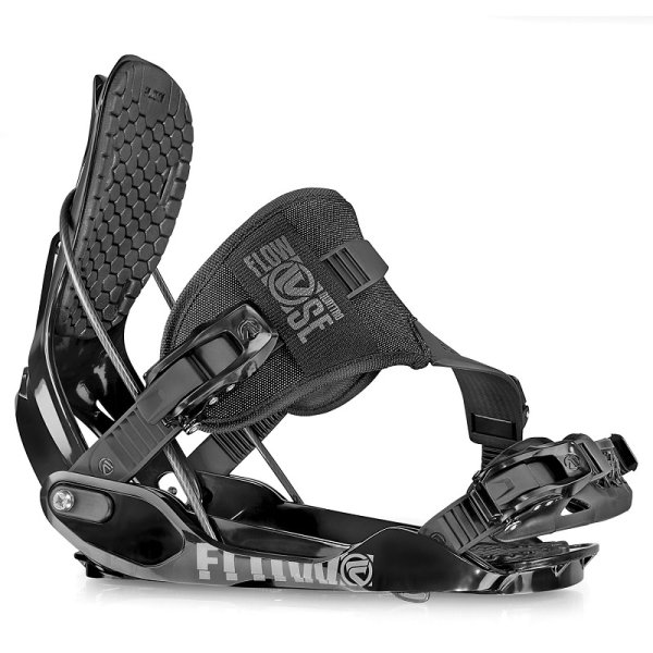 Snowboard vázání FLOW Quattro SE black