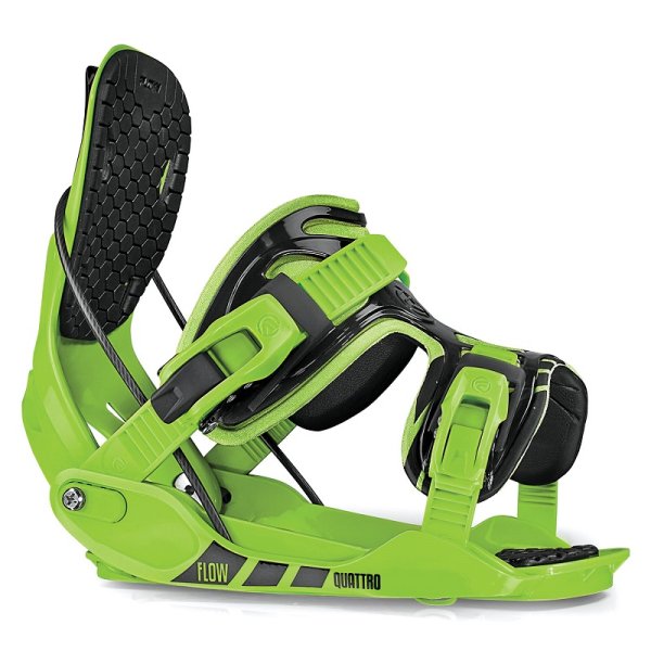 Snowboard vázání FLOW Quattro green
