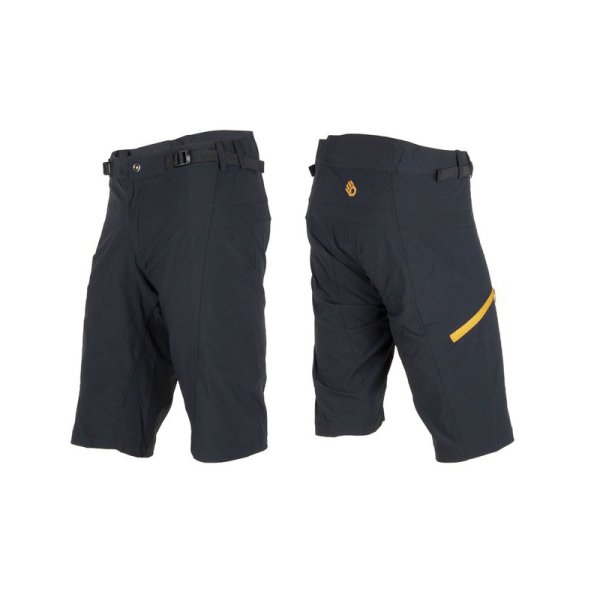 Kalhoty SENSOR Helium pánské černá/žlutá