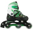 Dětské kolečkové brusle NILS Extreme NJ 9128 A zelené