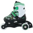 Dětské kolečkové brusle NILS Extreme NJ 9128 A zelené
