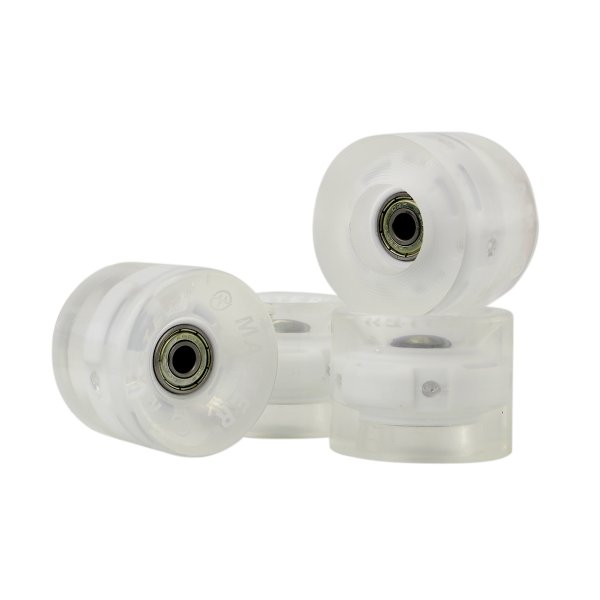 Kolečka svítící pro plastik board MASTER - 60 x 45 mm