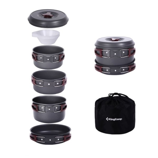 Kempingová sada nádobí - ešus KING CAMP Climber III