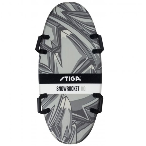 Sáňkovací kluzák STIGA Snow Rocket Graffiti 110 - černý