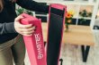 Gymnastická kladina MASTER 240 x 10 cm EVA skládací - růžová