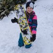Snow skate MASTER Sky Board - černo-modrý