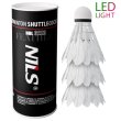 Badmintonové míčky NILS NBL6223 s LED 3ks