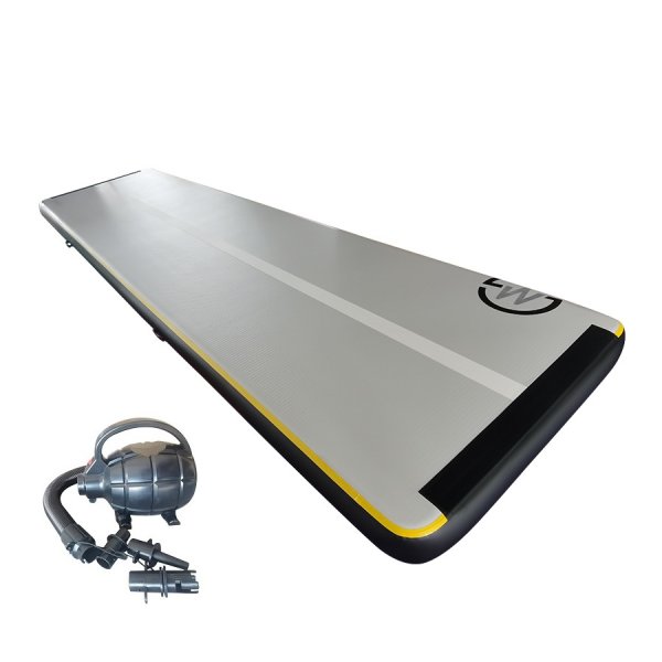 Airtrack MASTER S-Pro nafukovací žíněnka 600 x 150 x 20 cm - šedá - černá - 2. jakost