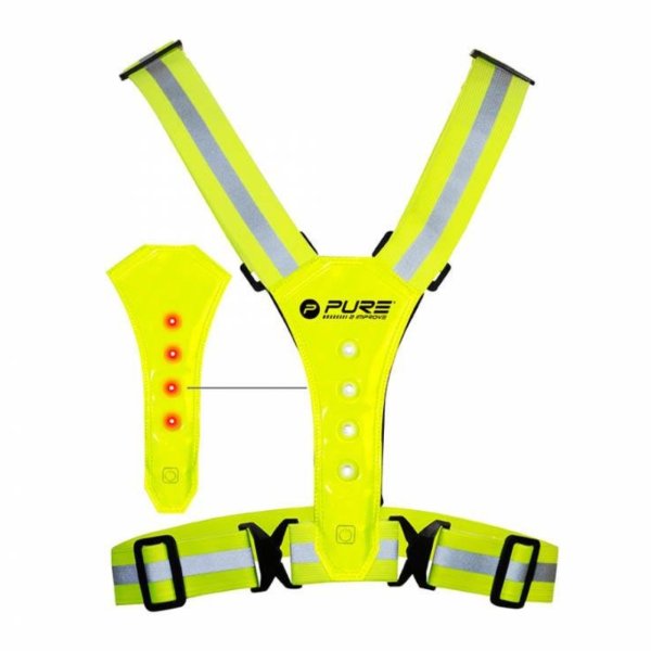 Bezpečnostní reflexní vesta P2I s led osvětlením