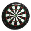 Akční set - sisalový terč MASTER Grande 45 cm + okruží k terči MASTER - 4 dílné