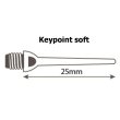 Hroty MASTER Keypoint soft 2ba 250ks černé