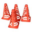 Fotbalové překážky MASTER sada 12 ks kuželů - 22 cm