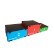 Stupně vítězů - set tréninkových plyo boxů MASTER Soft 30, 45 a 60 cm