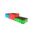 Stupně vítězů - set tréninkových plyo boxů MASTER Soft 30, 45 a 60 cm