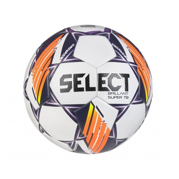 Fotbalový míč SELECT FB Brillant Super TB 5 bílo-fialová