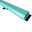 Gymnastická kladina MASTER 240 x 15 cm EVA skládací - zelená