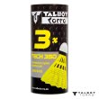 Badmintonové míčky TALBOT TORRO Tech 350 Slow 3 ks - žluté