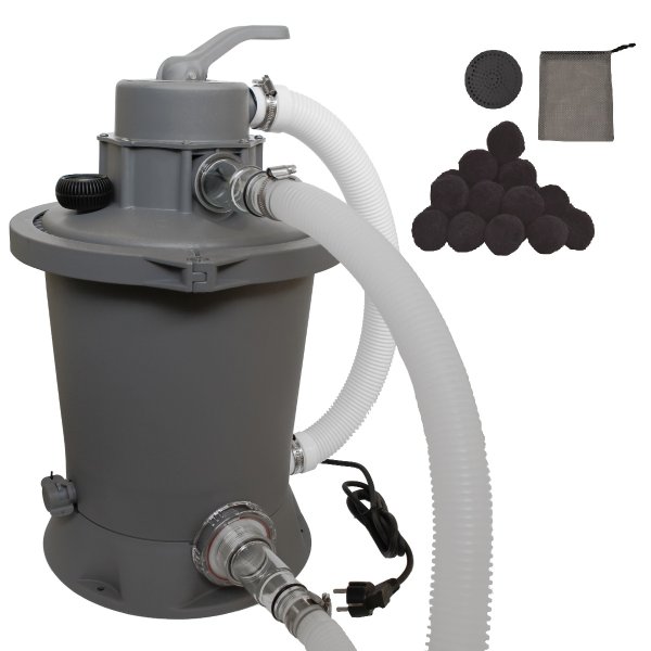 Akční set - písková filtrace Standard - průtok 3.028 l/h + filtrační náplň Carbon Fiber Ball 400g