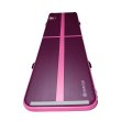 Airtrack MASTER nafukovací žíněnka 400 x 100 x 10 cm - fialová - růžová