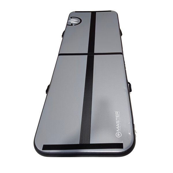 Airtrack MASTER nafukovací žíněnka 200 x 100 x 10 cm - antracit - černá