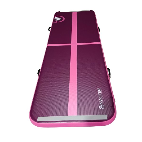 Airtrack MASTER nafukovací žíněnka 300 x 100 x 10 cm - fialová - růžová