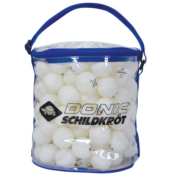 Míčky na stolní tenis SCHILDKROT Jade Poly 40+ 144 ks