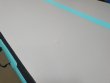 Airtrack MASTER S-Pro nafukovací žíněnka 400 x 150 x 10 cm - šedá - modrozelená