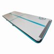 Airtrack MASTER S-Pro nafukovací žíněnka 400 x 150 x 10 cm - šedá - modrozelená