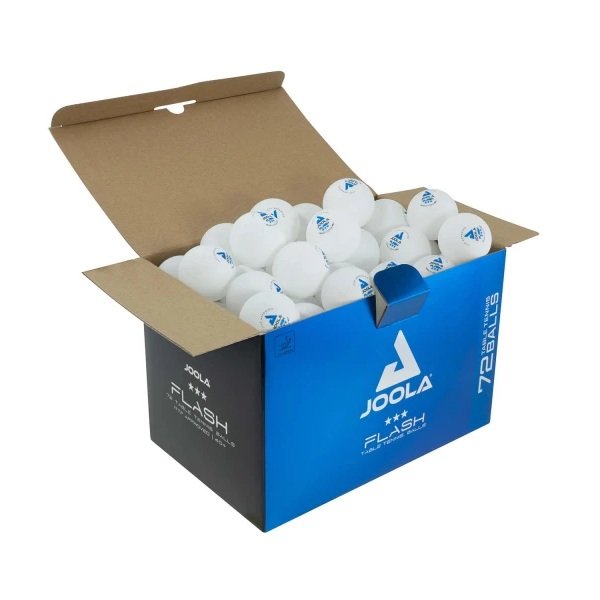 Míčky na stolní tenis JOOLA Flash *** 72 ks - bílé