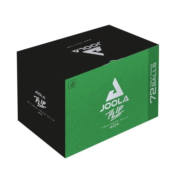 Míčky na stolní tenis JOOLA Flip 72 ks - bílé