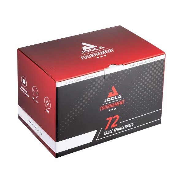 Míčky na stolní tenis JOOLA Tournament *** 72 ks - bílé