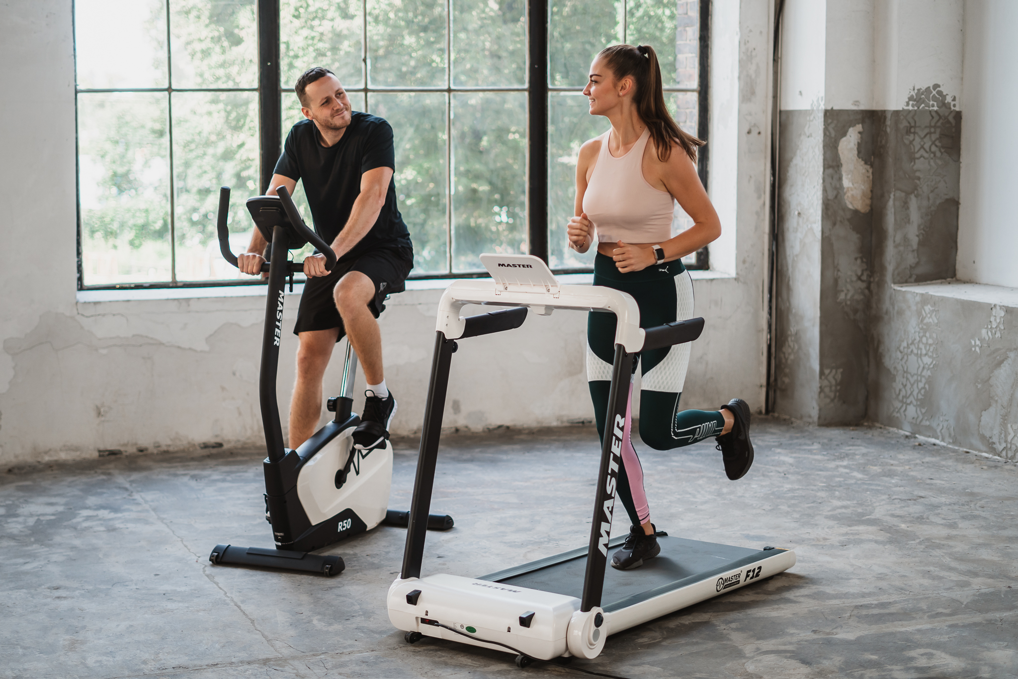 Trénink na cyklotrenažéru