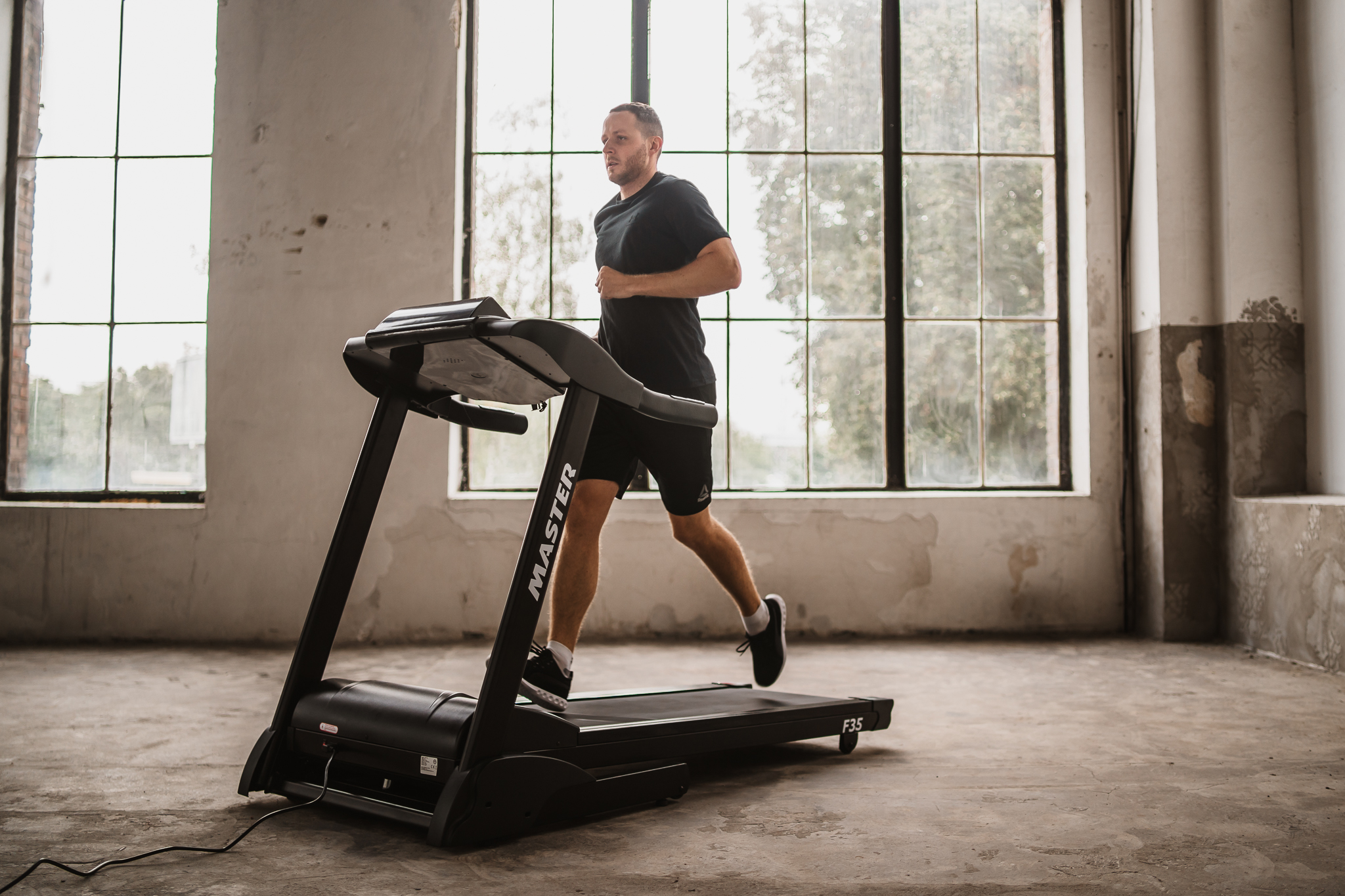 Trénink na cyklotrenažéru