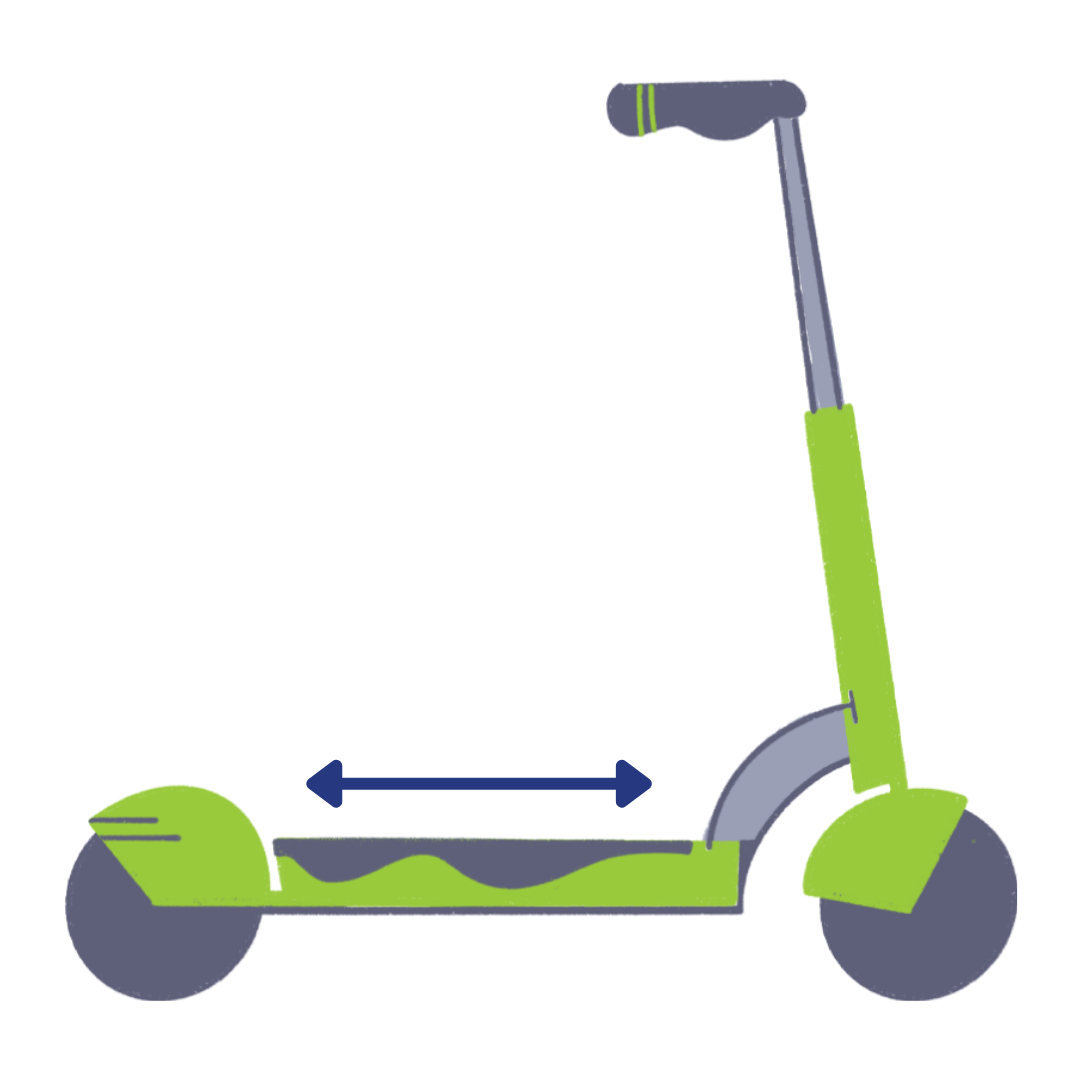 DOSTATEČNÝ PROSTOR PRO STOJNOU NOHU