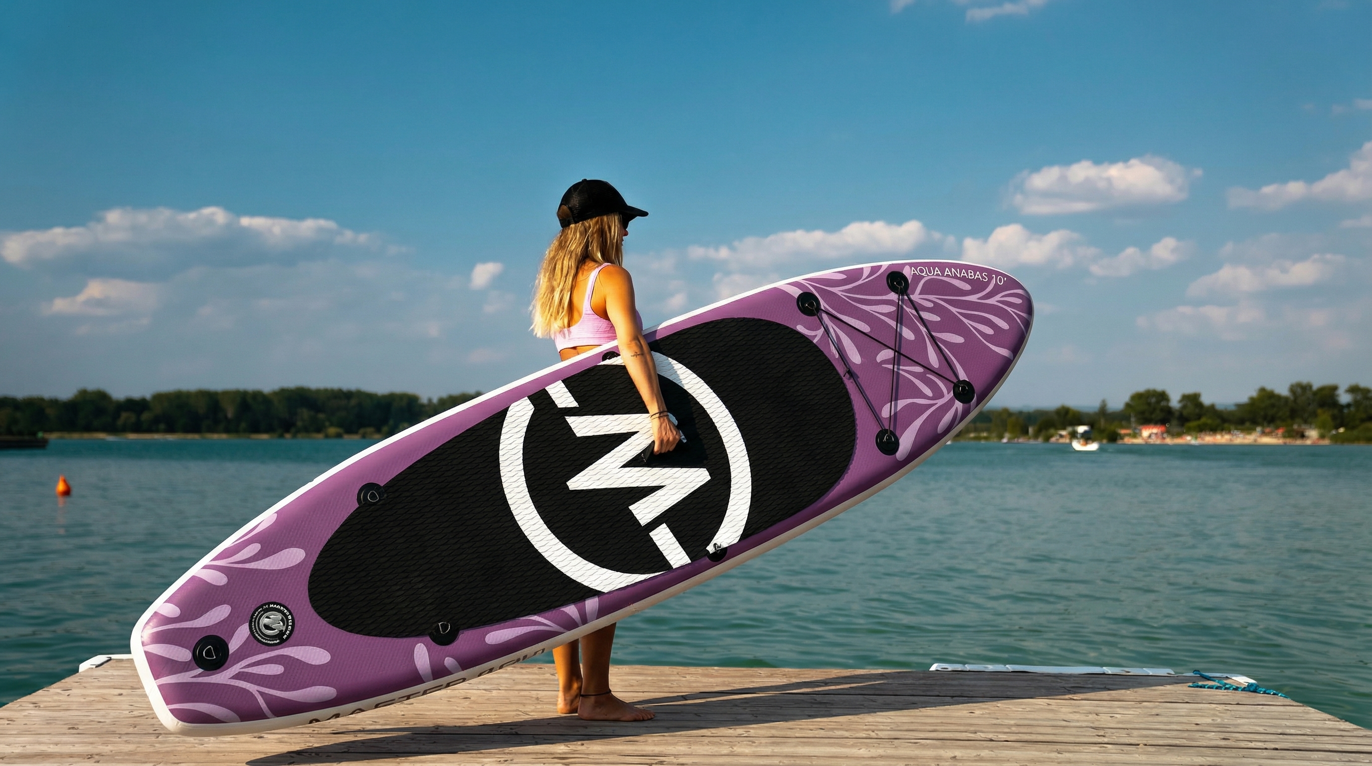 Paddleboarding s rodinou