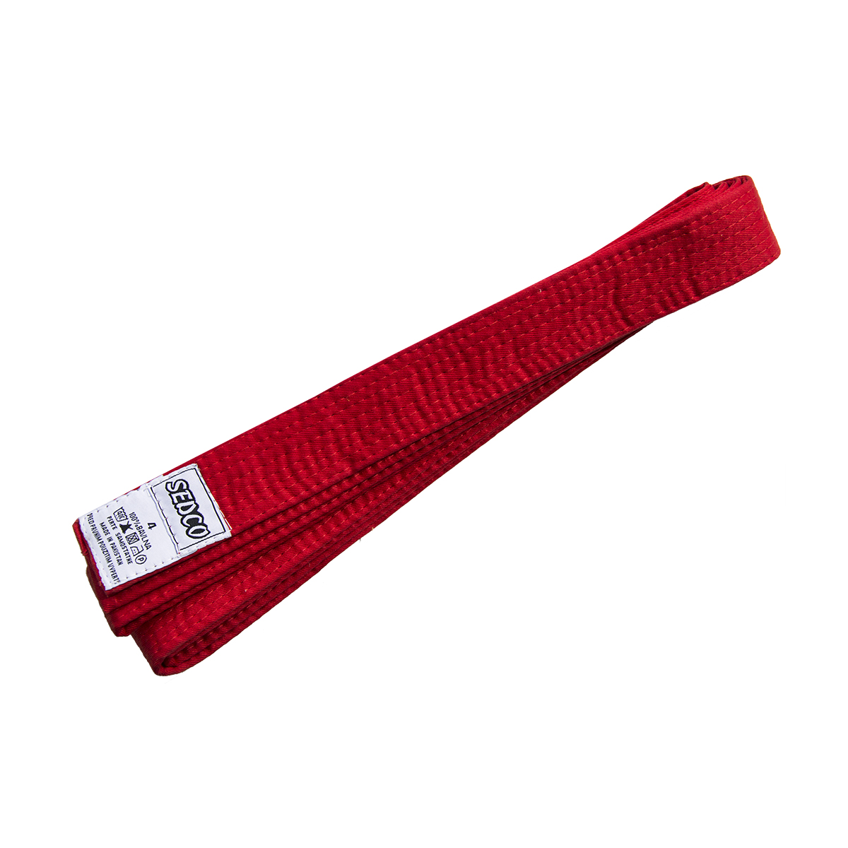 Pásek ke kimonu - velikost 4 - červený